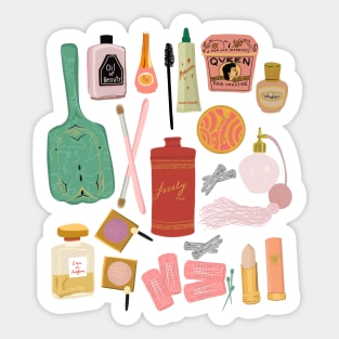 Beauty products Sticker